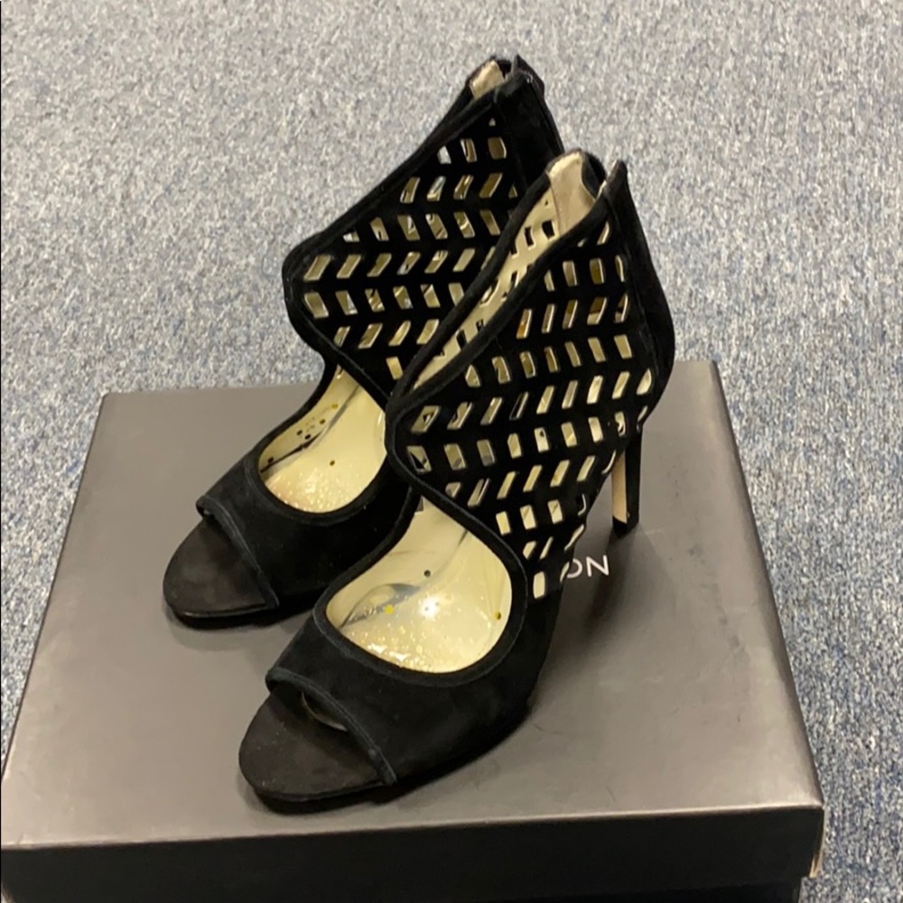 Black Suede shoes worn only once!